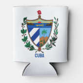 キューバの紋章 缶クーラー (正面)