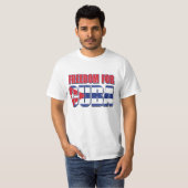 キューバの自由 Tシャツ (正面フル)