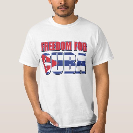 キューバの自由 Tシャツ (正面)