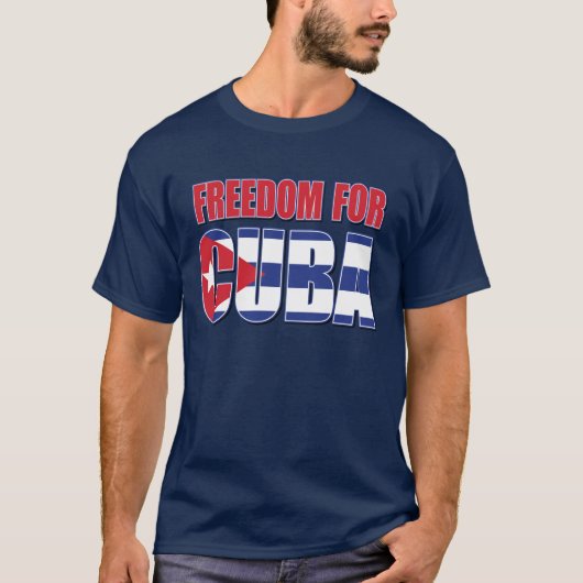 キューバの自由 Tシャツ (正面)