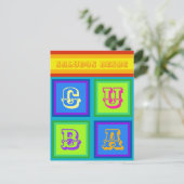 キューバの色の休日はがき シーズンポストカード (スタンド正面)
