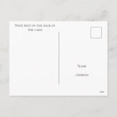 キューバの色の休日はがき シーズンポストカード (裏面)