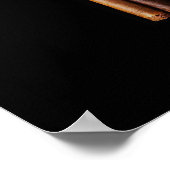 キューバの葉巻たばこミニマリズム ポスター (角)