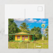 キューバの農民の家 ポストカード (正面/裏面)