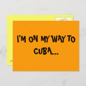 キューバの雰囲気 ポストカード (正面/裏面)