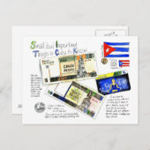 キューバはがきに関する注意事項 ポストカード (正面/裏面)