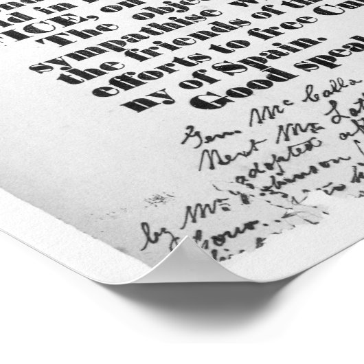 キューバへ行く ポスター (角)