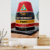 キューバまで90マイル – 鍵西フロリダ ポスター (キッチン)