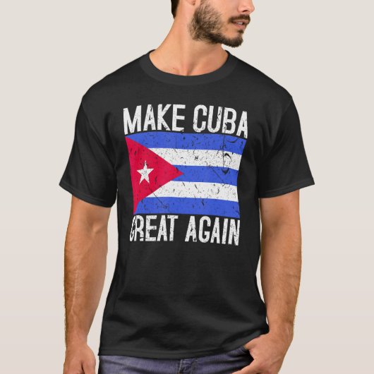 キューバを再素晴らしびキューバ国旗の贈り物にする1 Tシャツ (正面)