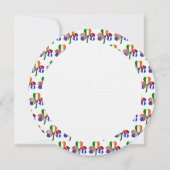 キューバアイリッシュアメリカンシャムロック誕生日インビタ 招待状 (裏面)