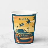 キューバイラストレーション 紙コップ (裏面)