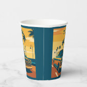 キューバイラストレーション 紙コップ (右)