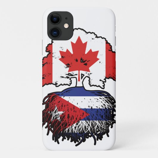 キューバキューバカナダツリールーツ国旗 Case-Mate iPhoneケース (裏面)