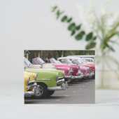 キューバクラシック品揃え葉書の車 ポストカード (スタンド正面)