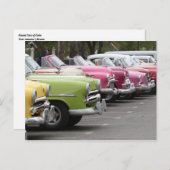 キューバクラシック品揃え葉書の車 ポストカード (正面/裏面)