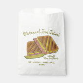 キューバサンドイッチハムポークスイスチーズフードフェスティバル フェイバーバッグ (正面)