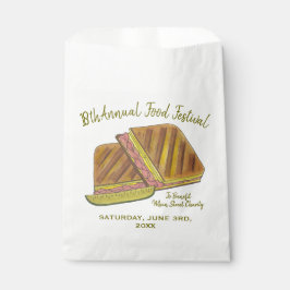 キューバサンドイッチハムポークスイスチーズフードフェスティバル フェイバーバッグ