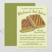 キューバサンドイッチハムポークスイスチーズフードフェスティバル