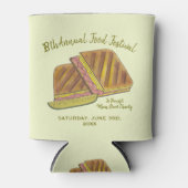 キューバサンドイッチハムポークスイスチーズフードフェスティバル 缶クーラー (正面)