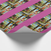 キューバダンサーヴィンテージ旅行ギフトラップ ラッピングペーパー (角)