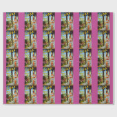 キューバダンサーヴィンテージ旅行ギフトラップ ラッピングペーパー (フラット)