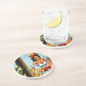 キューバダンサーヴィンテージ旅行 コースター (側面)