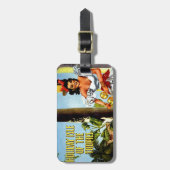 キューバダンサーヴィンテージ旅行 ラゲッジタグ (正面縦)