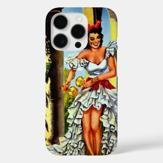 キューバダンサーヴィンテージ旅行 Case-Mate iPhoneケース (裏面)