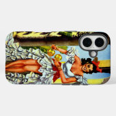 キューバダンサーヴィンテージ旅行 Case-Mate iPhoneケース (裏面 (横))