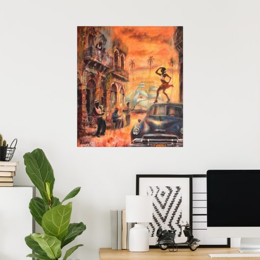 キューバダンス ポスター (ホームオフィス)