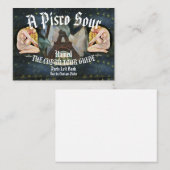 キューバツアーガイドという名のピスコ・サワー ノートカード (正面/裏面)