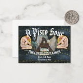 キューバツアーガイドという名のピスコ・サワー ノートカード (正面/裏面インサイチュ)