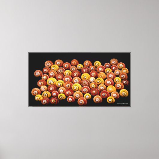 キューバツリーカタツムリ キャンバスプリント (正面)