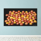 キューバツリーカタツムリ キャンバスプリント (インサイチュ (ウッドフロア))