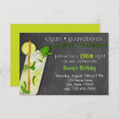 キューバナイトモヒトトパーティー 招待状 (正面/裏面)