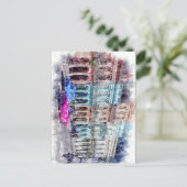 キューバハバナキューバオールドカーカリブのビーチ ポストカード (スタンド正面)