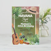 キューバハバナナイトマン誕生日 招待状 (スタンド正面)