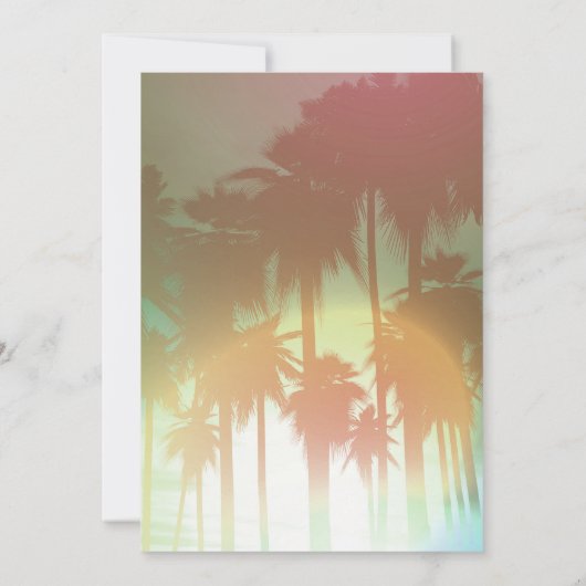 キューバハバナナイトマン誕生日 招待状 (裏面)