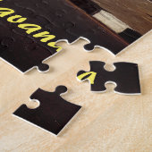 キューバハバナヴィンテージクラシック車の街並 ジグソーパズル (側面)