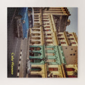 キューバハバナヴィンテージクラシック車の街並 ジグソーパズル (横)