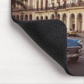 キューバハバナヴィンテージクラシック車の街並 マウスパッド (コーナー)