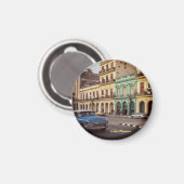 キューバハバナヴィンテージクラシック車の街並 マグネット (正面/裏面)