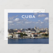 キューバハバナヴィンテージ旅行観光客追加 ポストカード (正面/裏面)