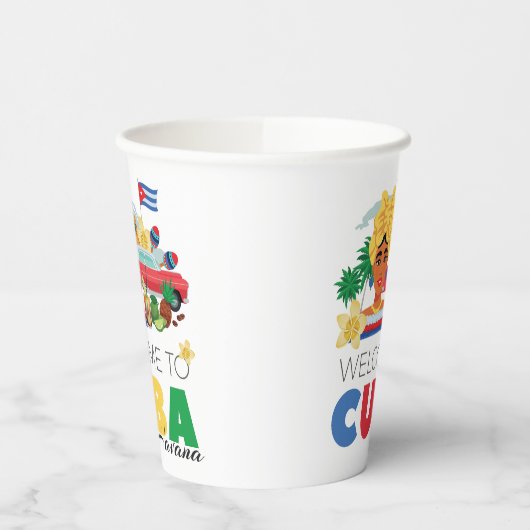 キューバハバナ 紙コップ (左)