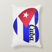 キューバハート国旗 アクセントクッション (正面(垂直))