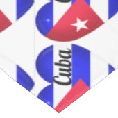 キューバハート国旗 テーブルクロス (アングル)