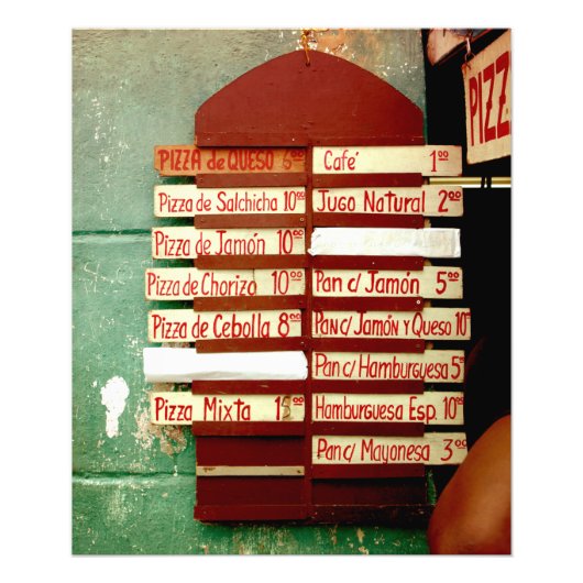 キューバピザショップ |プリント フォトプリント (正面)