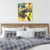 キューバファンキーモヒトトバー旅行プリント キャンバスプリント (インサイチュ (寝室))