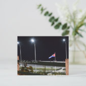 キューバマレコンナイトシーウォール写真 ポストカード (スタンド正面)