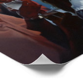 キューバマンアットアンアウトドアマイアミナイトクラブ絵画ズ ポスター (角)